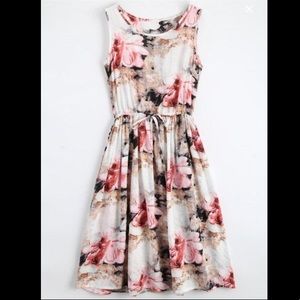 Floral A-line Dress